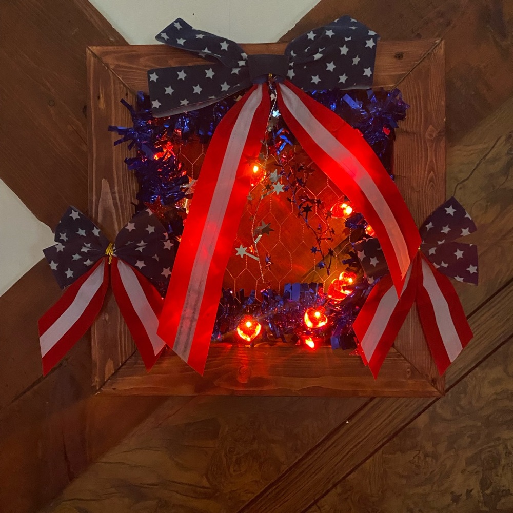 Fourth of July decor, Fourth of July Frame, home decor